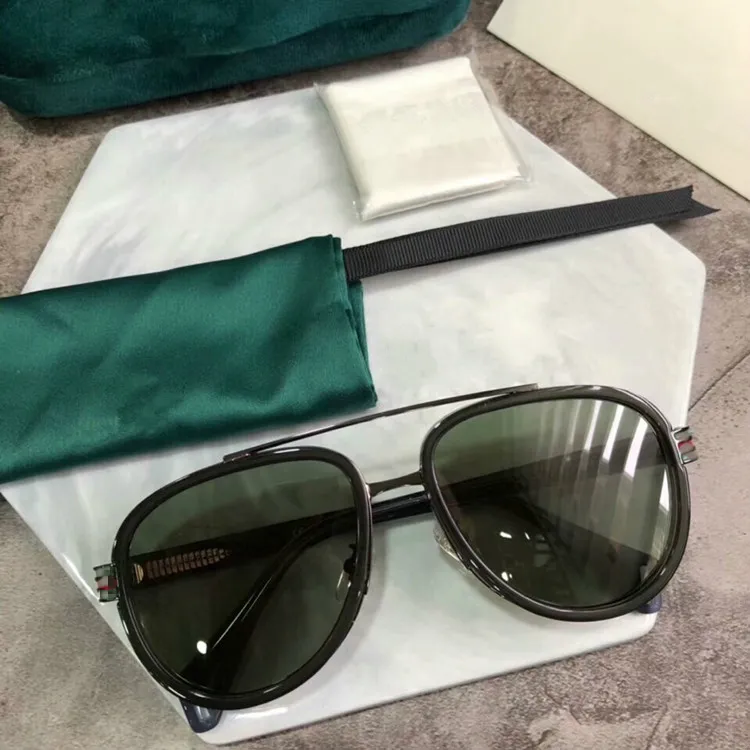 2020 I nuovi occhiali da sole pilota classici HOTSALE unisex con bordo grande CG0447S anti-UV400 occhiali da sole con set completo di presa L'alta qualità