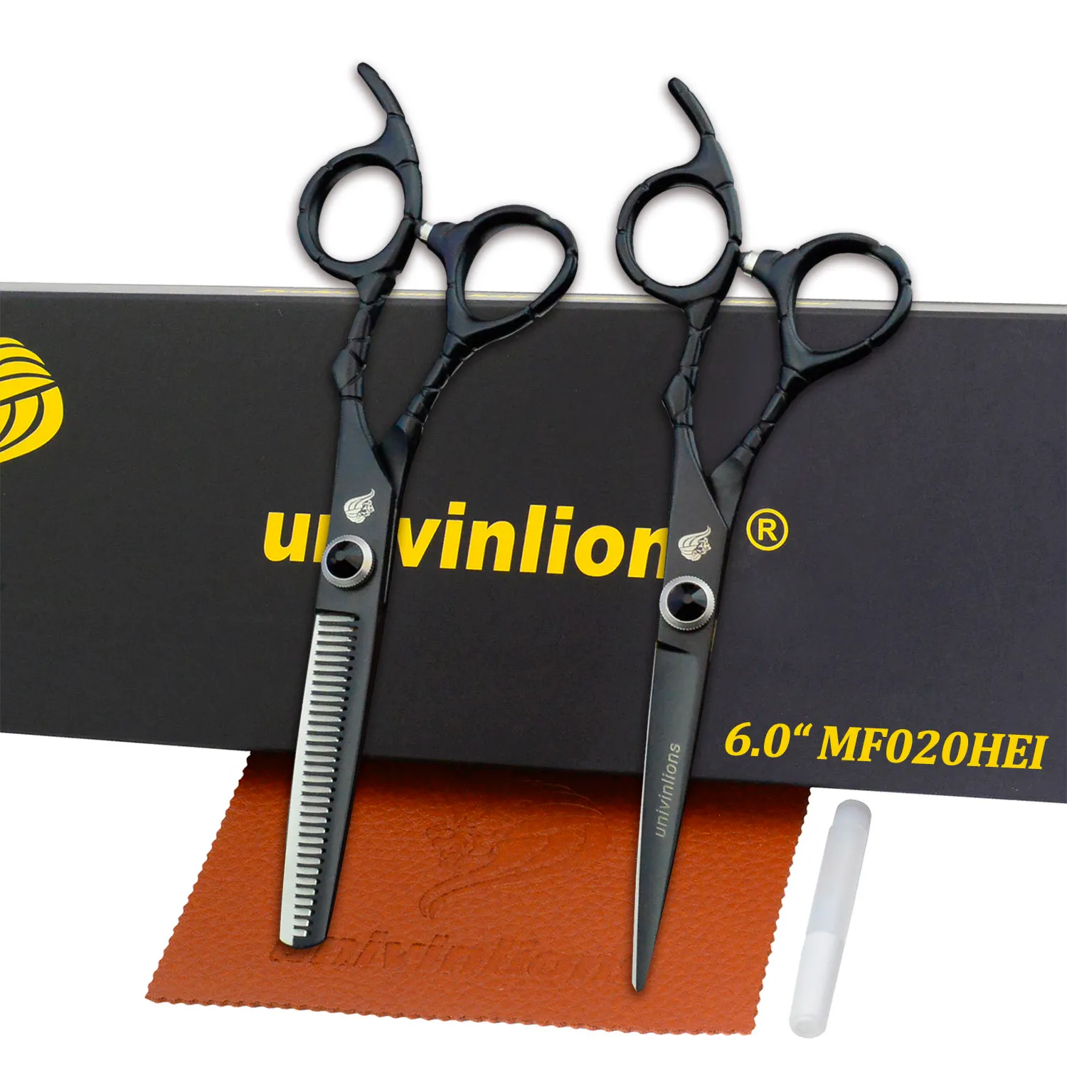 6 "Giappone Forbici Per Capelli Forbici Per Diradamento Professionali Cesoie Per Capelli Taglio Dei Denti Salon Taglio Barbiere Parrucchiere Kit forbici set