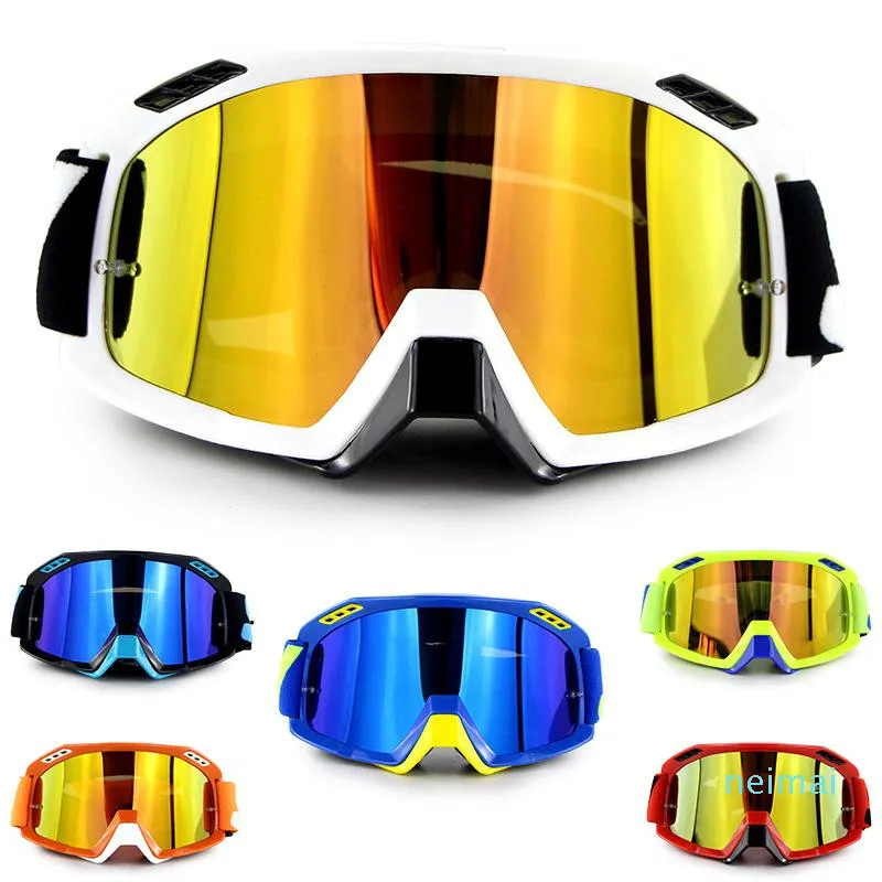 Luxe- Lunettes de ski d'équitation en plein air Lunettes à sangle élastique Lunettes pour casque de moto Ski de fond Snowboard