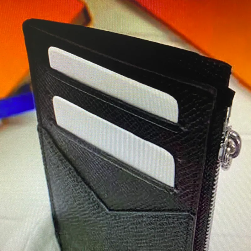 M30271 M62914 COIN CARD HOLDER Fashion Zipped Pocket Organiser Women Coin Card Holders Zippy Case Purses Men Multiple Wallet Passport Cover