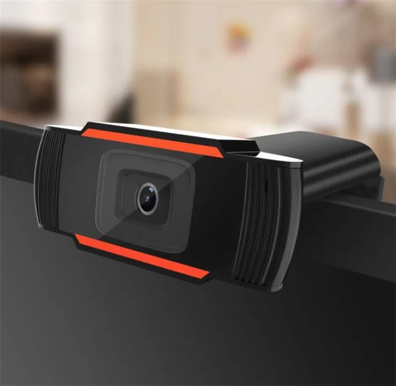 HD Webcam With Microphone With Built In Sound Absorbing Microphone