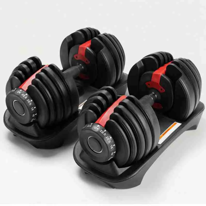 Adjustable Dumbbell 2.5-24kg Fitness Workouts Dumbbells Weights Build Your Muscles Sports Fitness Supplies Equipment ZZA2196 Sea Shipping