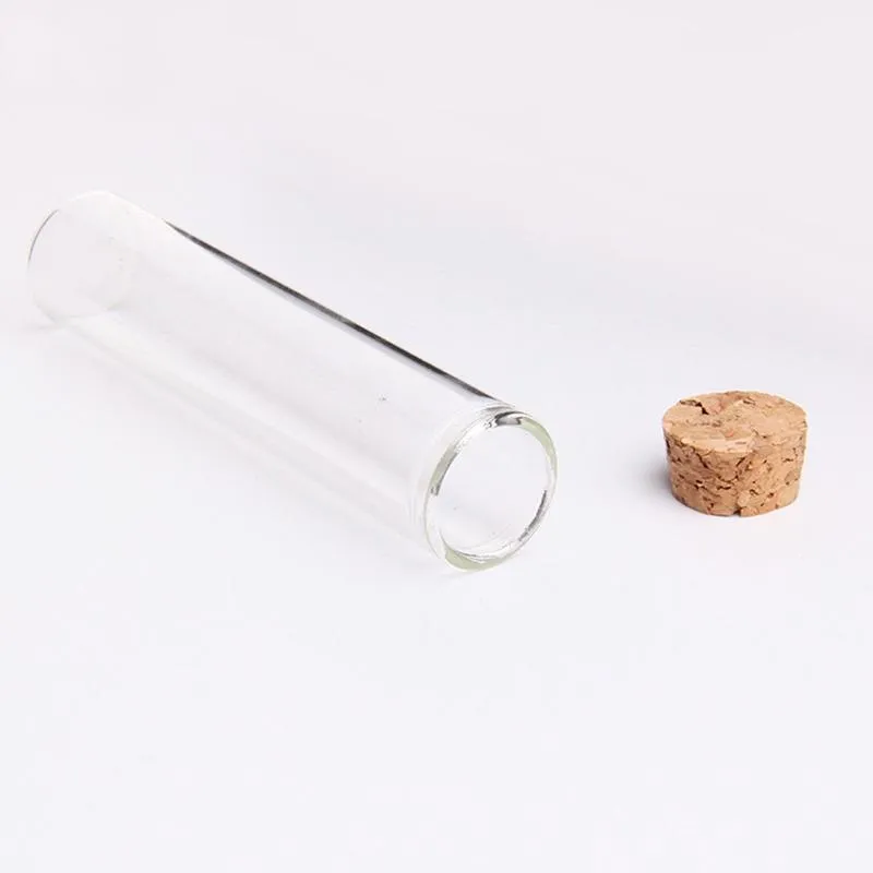 Nice Pyrex Glass Bottle Sealed Soft Wooden Cover Herb Preroll Tube Tobacco Storage Case Container Cigarette Rolling Box Smoking Jar DHL Free