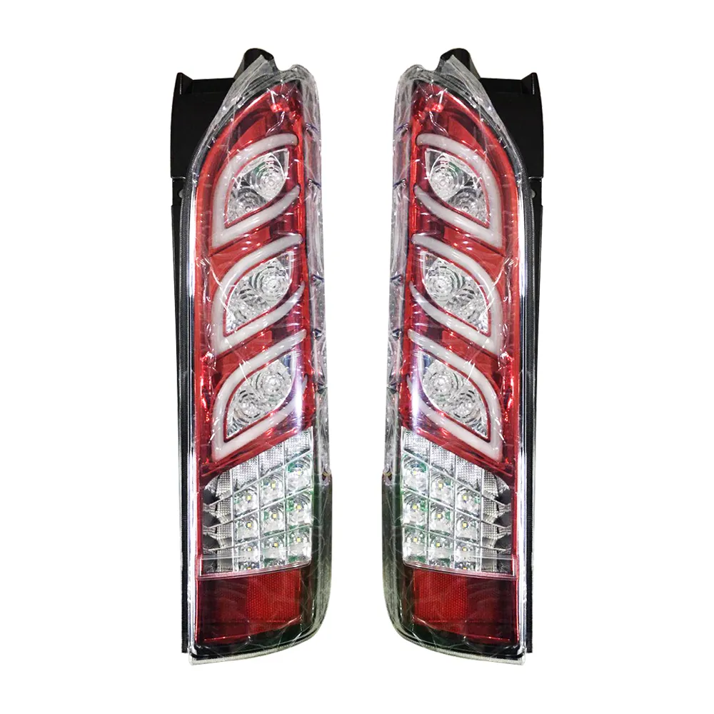 1 Pair LED Tail Light Assembly for Toyota Hiace 2005 2006 2007 2008 2009 2010 2011 2012 2013 2014 2015 2016 2017 2018 Taillight Brake