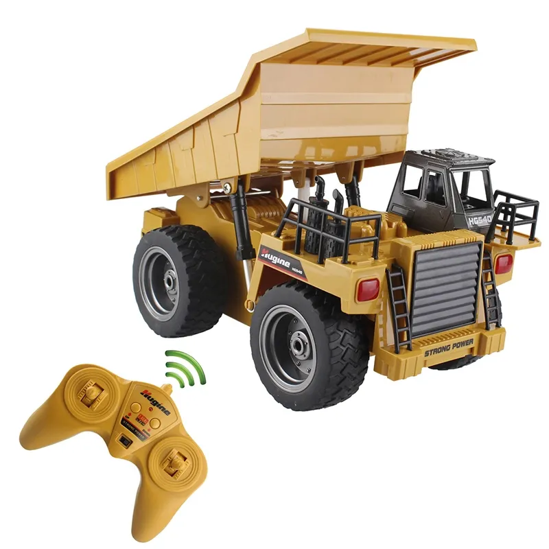 RC Camion Alliage Dumper Tilting Cart 2.4G 4WD Astuce Camion