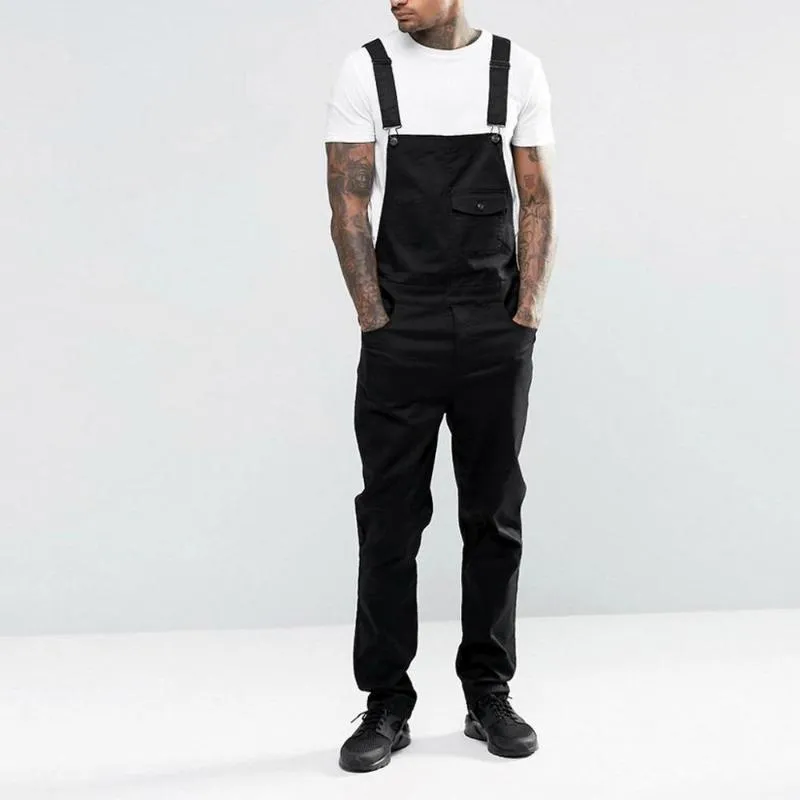 Mens skinny deals denim overalls
