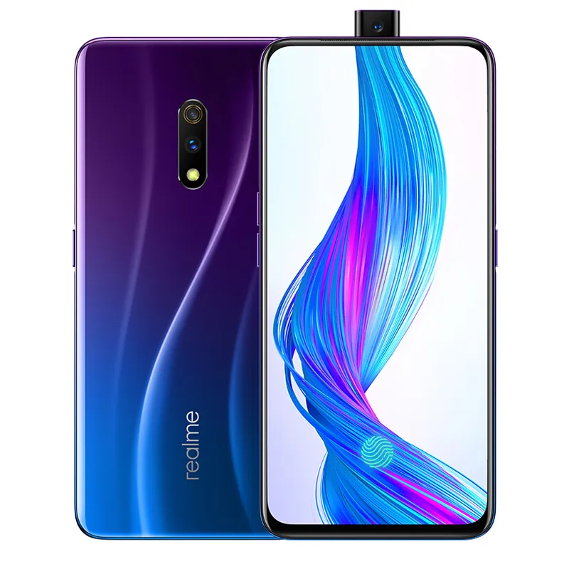 Оригинал Oppo Realme X 4G LTE сотовый телефон 6GB RAM 64GB ROM Snapdragon710 окта Ядро Android 6,53" Full Screen 48MP Fingerprint ID мобильного телефона