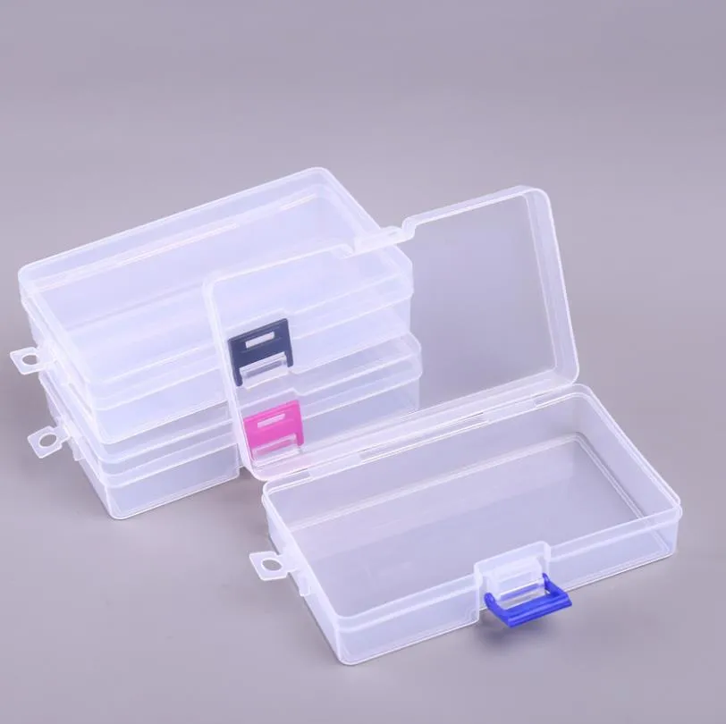 Rensa plastförvaringsbox behållare Verktyg Fall Skruv Sewing PP Boxar Transparent Komponent Skruv Smycken Box Sn1218