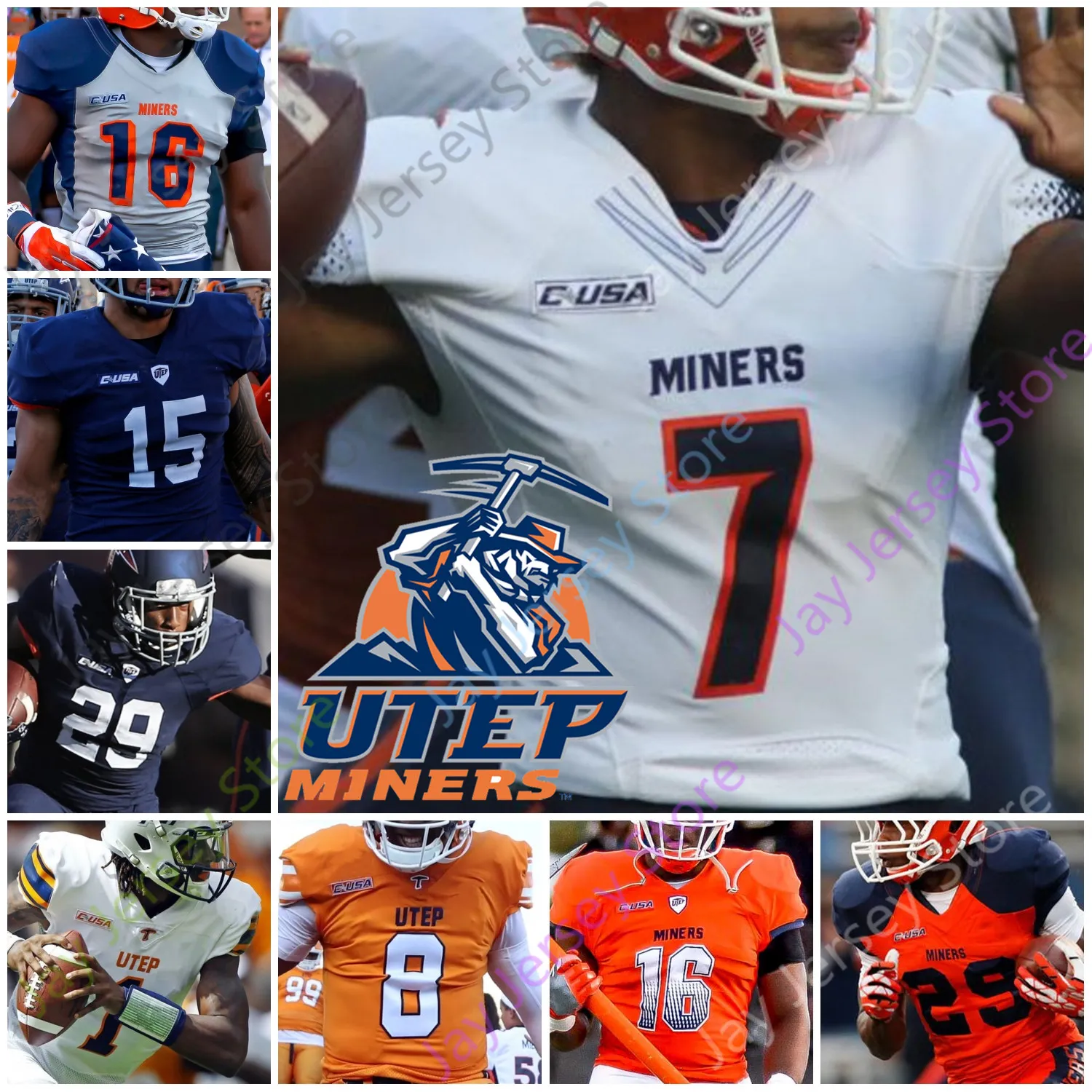 Aaron jones shop utep jersey