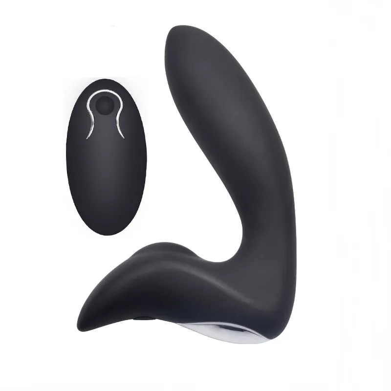 Vibrerande prostata massager män butt anal plug stimulator klitoris vaginal bärbara vibratorsexleksaker för kvinnor par j1955