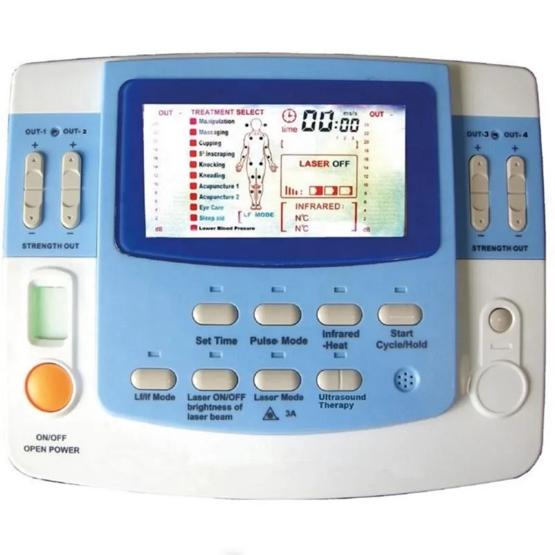 110-220V EA-F29 appareil de thérapie à basse et moyenne fréquence appareil d'acupuncture électrique appareil thérapeutique Laser Massage corporel