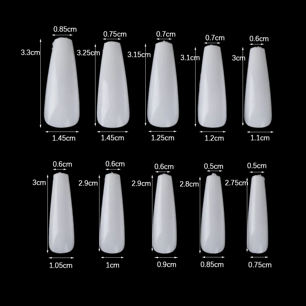 50 Pc/set Reusable Designer Artificial Nail/nails With Nail Glue