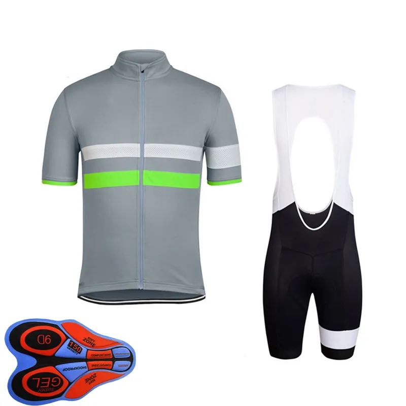 Rapha Team Andas Mens Cykling Kortärmad Jersey Bib Shorts Set Sommar Road Racing Kläder Utomhus Cykel Uniform Sports Suit Ropa Ciclismo S21040619