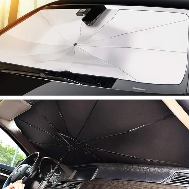 Car Front Windshield Umbrella Sun Shade Protector Parasol Front Window  Sunshade