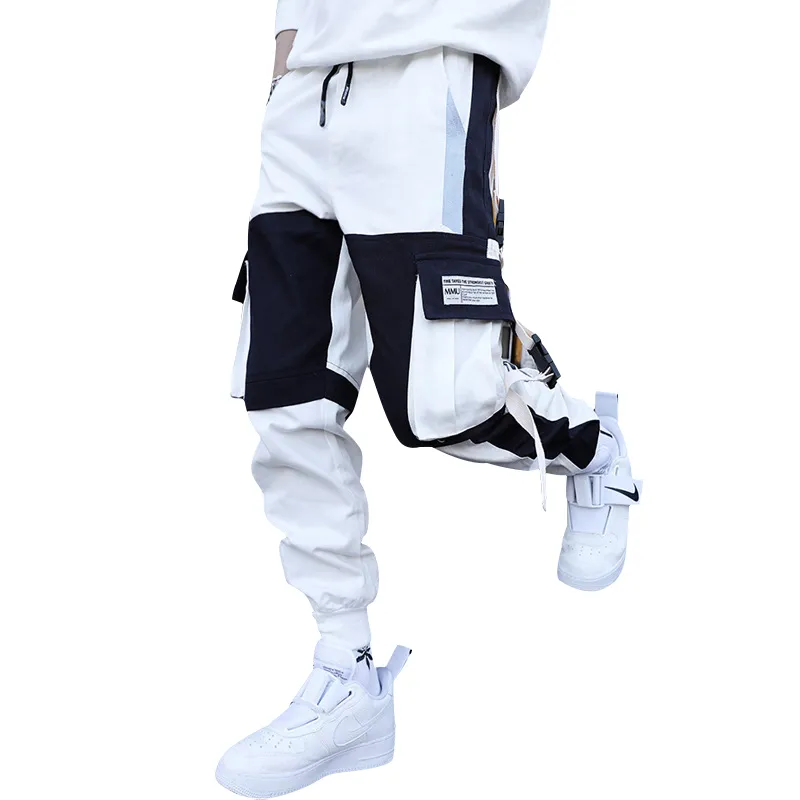 Herenbroek Trendy multi-pocket cargo herenbroek Track Joggers streetwear hiphop casual mannelijke atletische vrijetijdsbroek