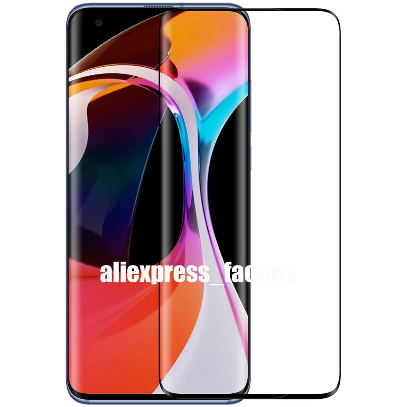 Protezione dello schermo per Xiaomi Mi 13 Ultra 12 Pro 12S 12X 12T 11 Note 10 Copertura in vetro temperato curvo 3D Premium Explosion Pellicola protettiva a copertura totale