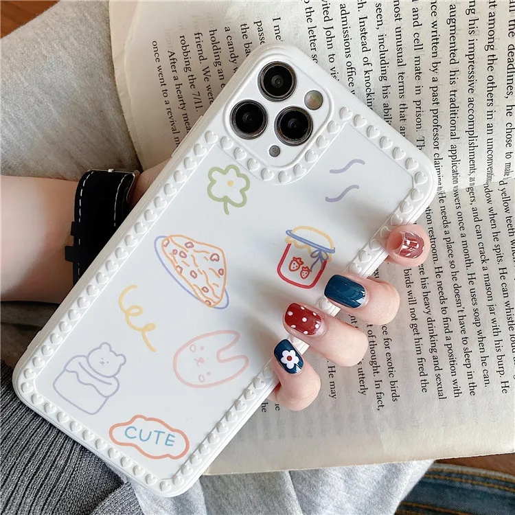 Luxury designer Cute Cartoon animal Phone case For iPhone 11 Pro MAX X XS XR 7 8 plus SE Funny Soft Shockproof Cover