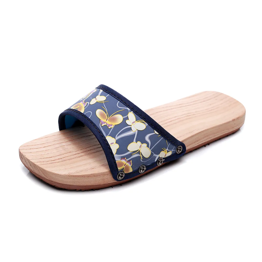 Japanse Geta Sandalen Badkamer Zomer Sandalen Mannen Anti-Slipping Flat Houten Schoenen Klompen Slippers Flip-flops Lackless