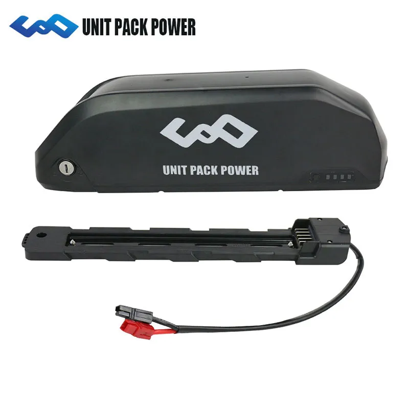 Ship from USA 52V 17.5Ah Jumbo/Polly Down Tube Electric Bicycle Battery with Samsung Cells 40A/30A BMS 2A Charger