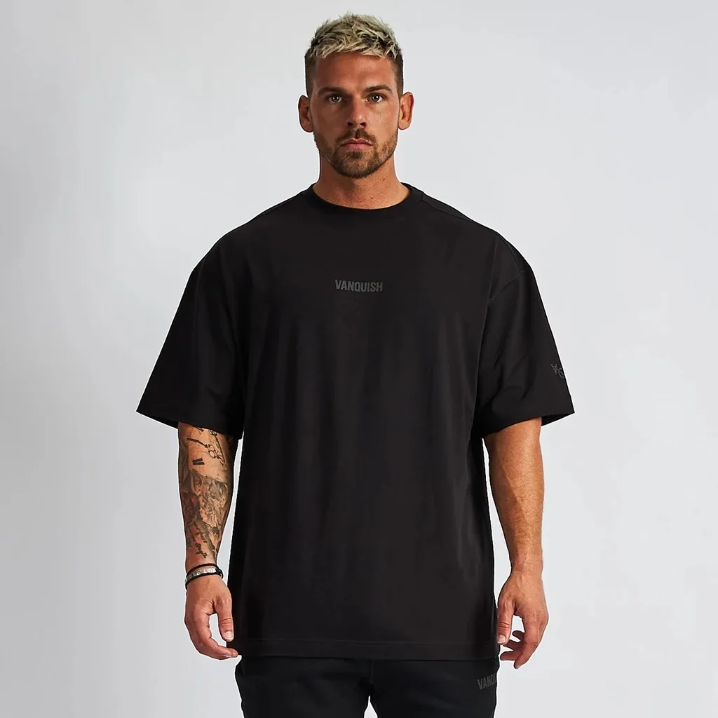 5 Colors Mens T Shirts Muscle Fiess Sports Male Hip Hop Oversized T-Shirt Cotton Outdoor Summer Fashion Short Sleeve