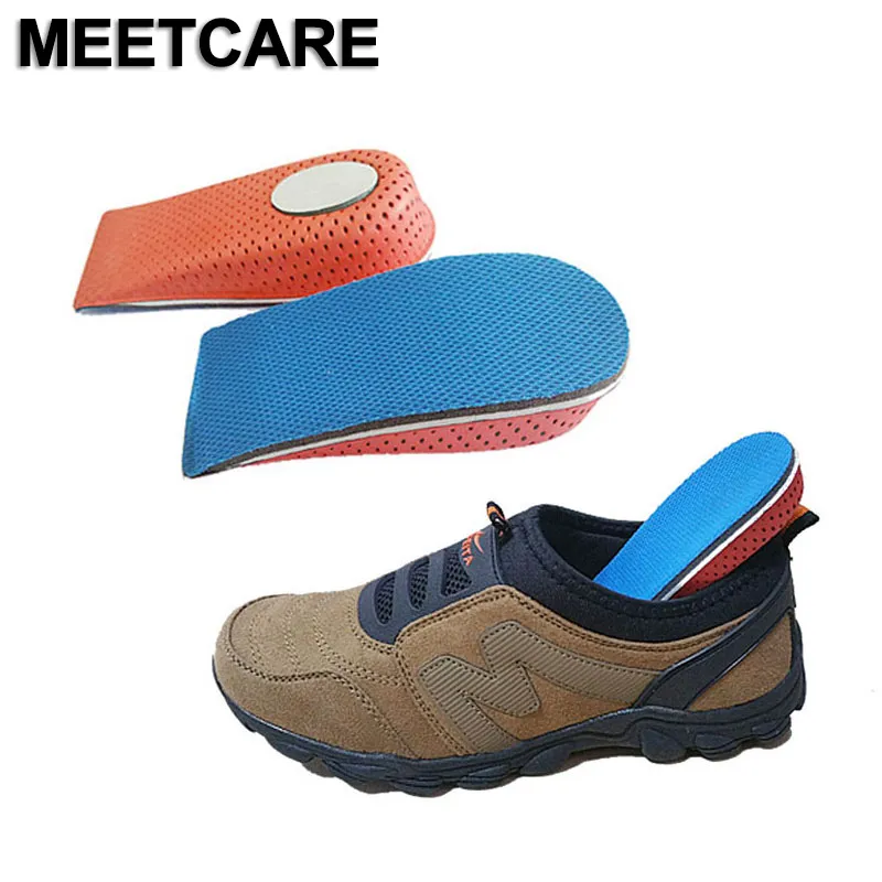 Height Increase Insole Heel Lift Insert Foam Shoe Pad Foot Valgus Orthopedic Elevator Taller Cushion Pedicure Feet Care Tools