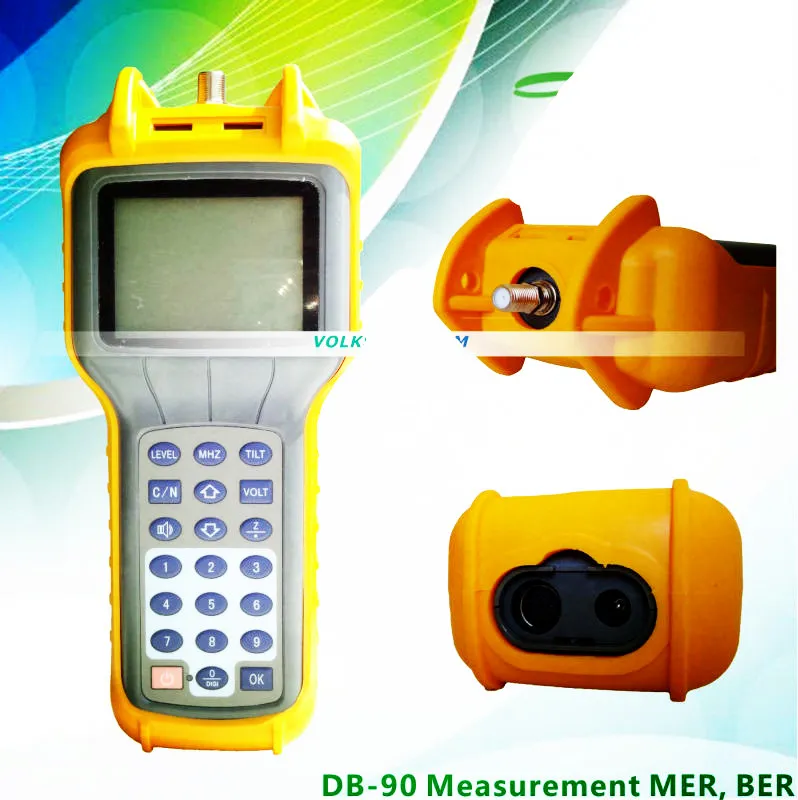 Virtual Level 90d QAM Digital Signal Level Meter DB 90D Portable DVB C Tester With ...
