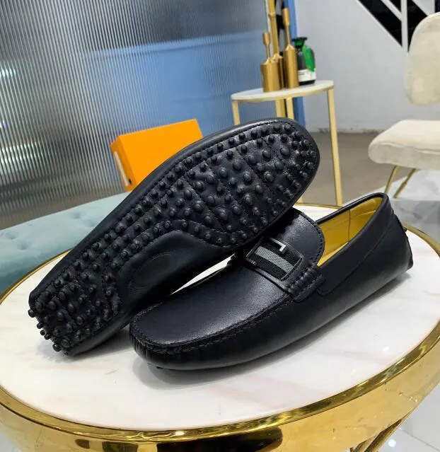 العلامة التجارية الجديدة T0d رجل القيادة المتسكعون جلد طبيعي Gommino Walk الزفاف الأعمال اللباس المطاط أسفل الأحذية حجم 38-46