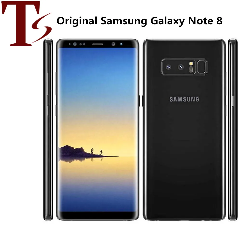 Orijinal Samsung Galaxy Not 8 N950F N950U 6.3 inç Octa Çekirdek 6GB RAM 64GB ROM Kilitli 4G LTE Yenilenmiş Note8 Akıllı Telefon 1 PC