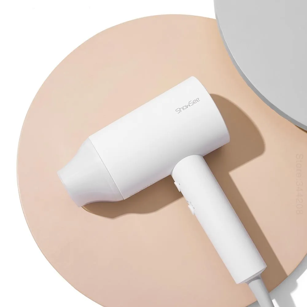 Compra online de Xiaomi showsee anion secador de cabelo difusor