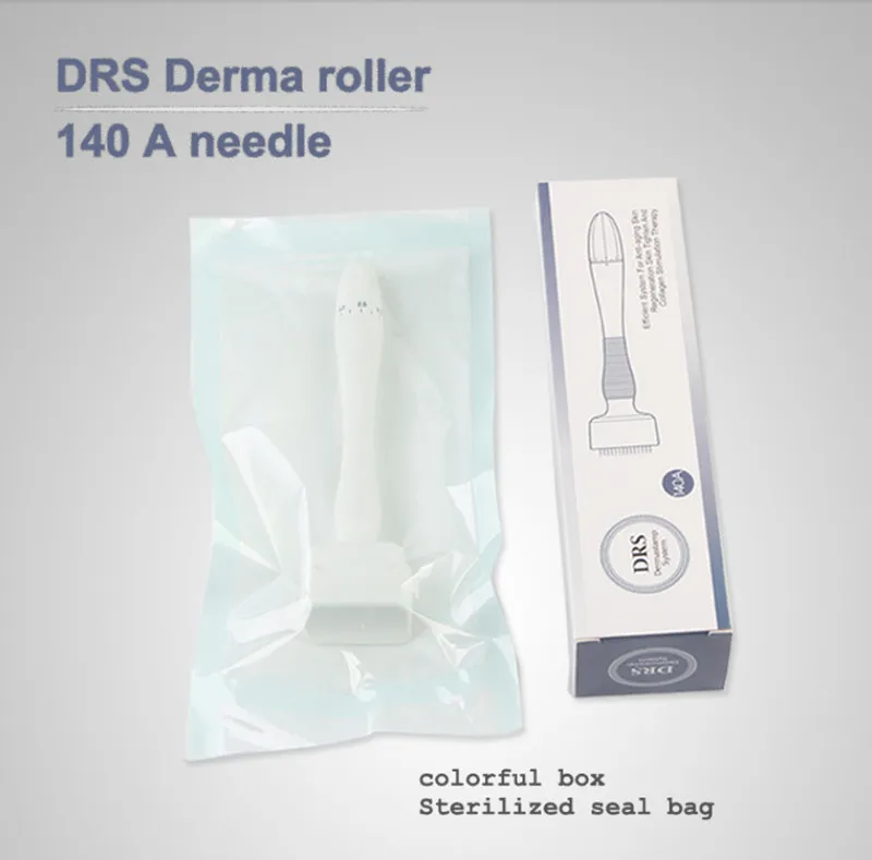 DHL Ship Adjustable Needle Length DRS 140A Stainless Steel Needle Derma Roller Stamp Microneedle Skin Care Hair Loss Micro needle Therapy