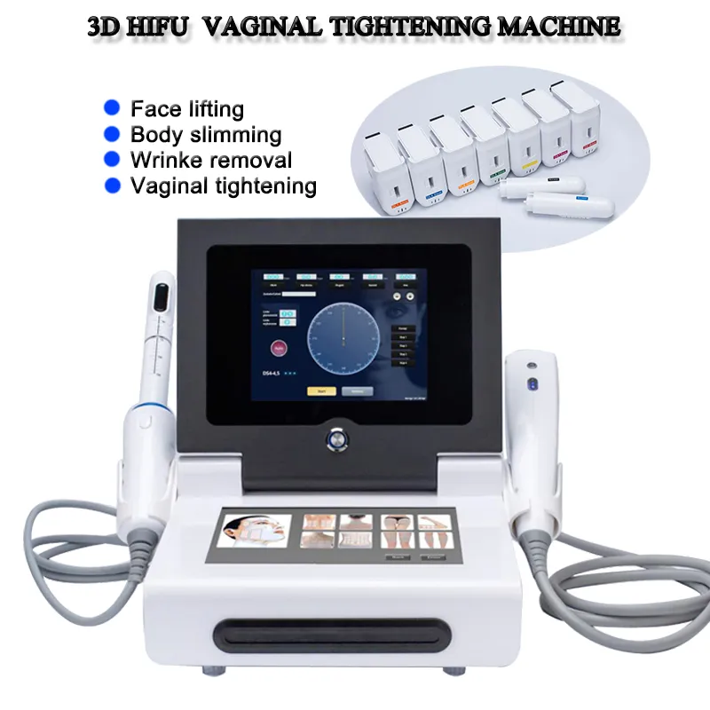 3 IN 1 3D HIFU Body Slimming Vaginal Skin Rejuvention Face Skin Care machine for SPA use