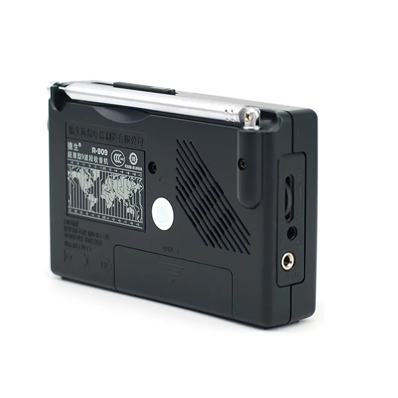Radio FM / MW / SW 9 Band Word Portiver Portable Radio Tecsun R909.