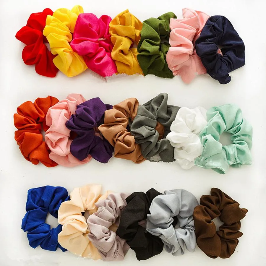 Hair Tie Scrunchy Velvet Hair Scrunchie Set 90s Scrunchy Blue