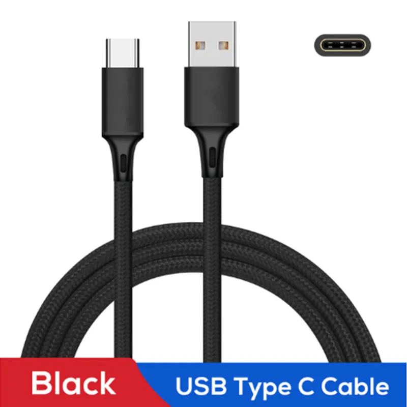 Câble en nylon 3.1A câble Micro/Type C câble de charge rapide type-c/Micro câble de chargeur de téléphone USB pour samsung s10 s8 note 10