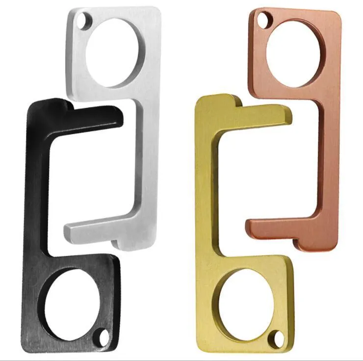 Elevator button non-contact tool safety door handle zinc alloy key safety protection isolation contactless tool