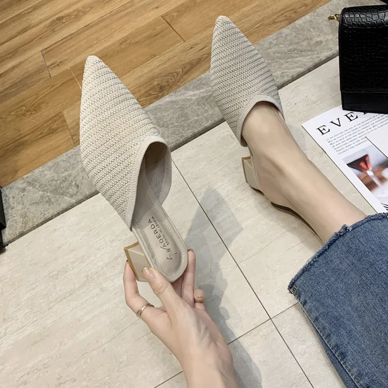 Mule online pointu femme