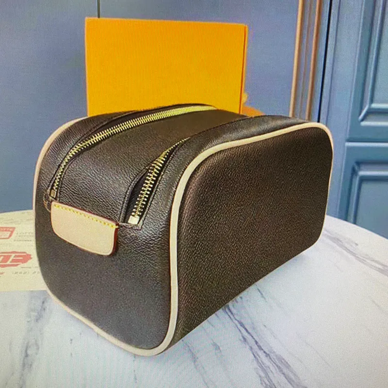 DOPP KIT TOILETZAK KING TOILETTAS Mannen Extra Grote Toilettassen Luxe Designer Make Up Cosmetische Vrouwen Schoonheid Make-up Case Pochette Accessoires Double Zippy Kits