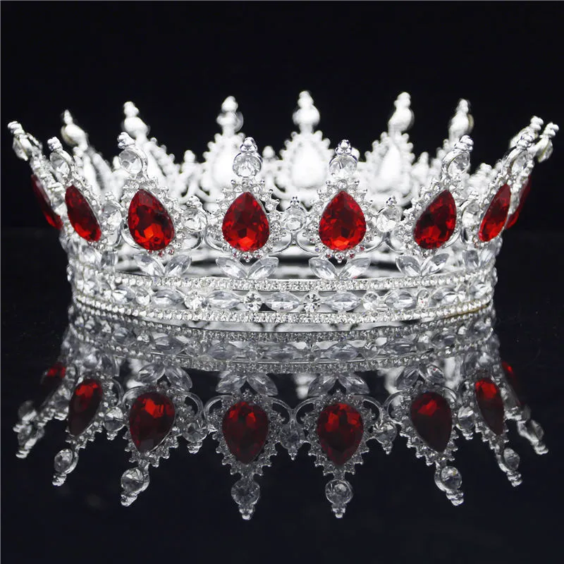 Queen Crowns And Tiaras Elegant Crystal Pageant Headpiece  display picture 1