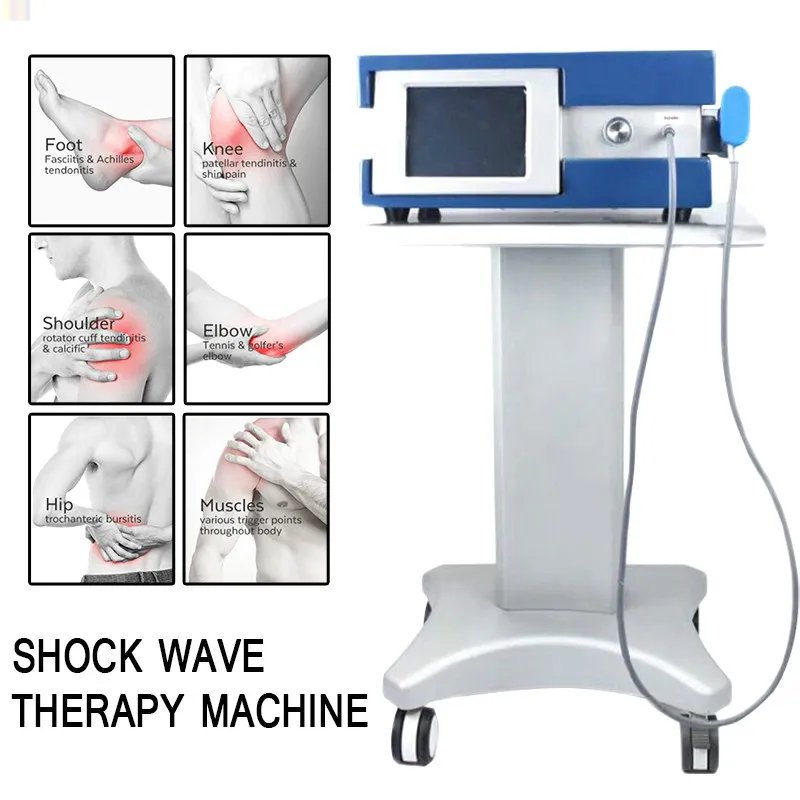 2022 Otros equipos de belleza Máquina de tratamiento de terapia de alivio del dolor de ondas de choque/Máquina de terapia de ondas de choque/Masaje de relajación de ondas de choque radiales acústicas