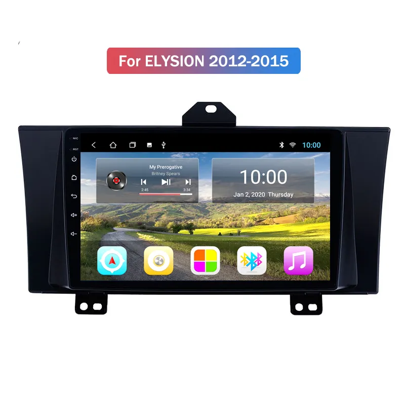 Carro Radio HD Touch Screen Estéreo Vídeo para Honda Elysion 2012-2015 Bluetooth FM USB AUX Entrada Auto MP5 Player