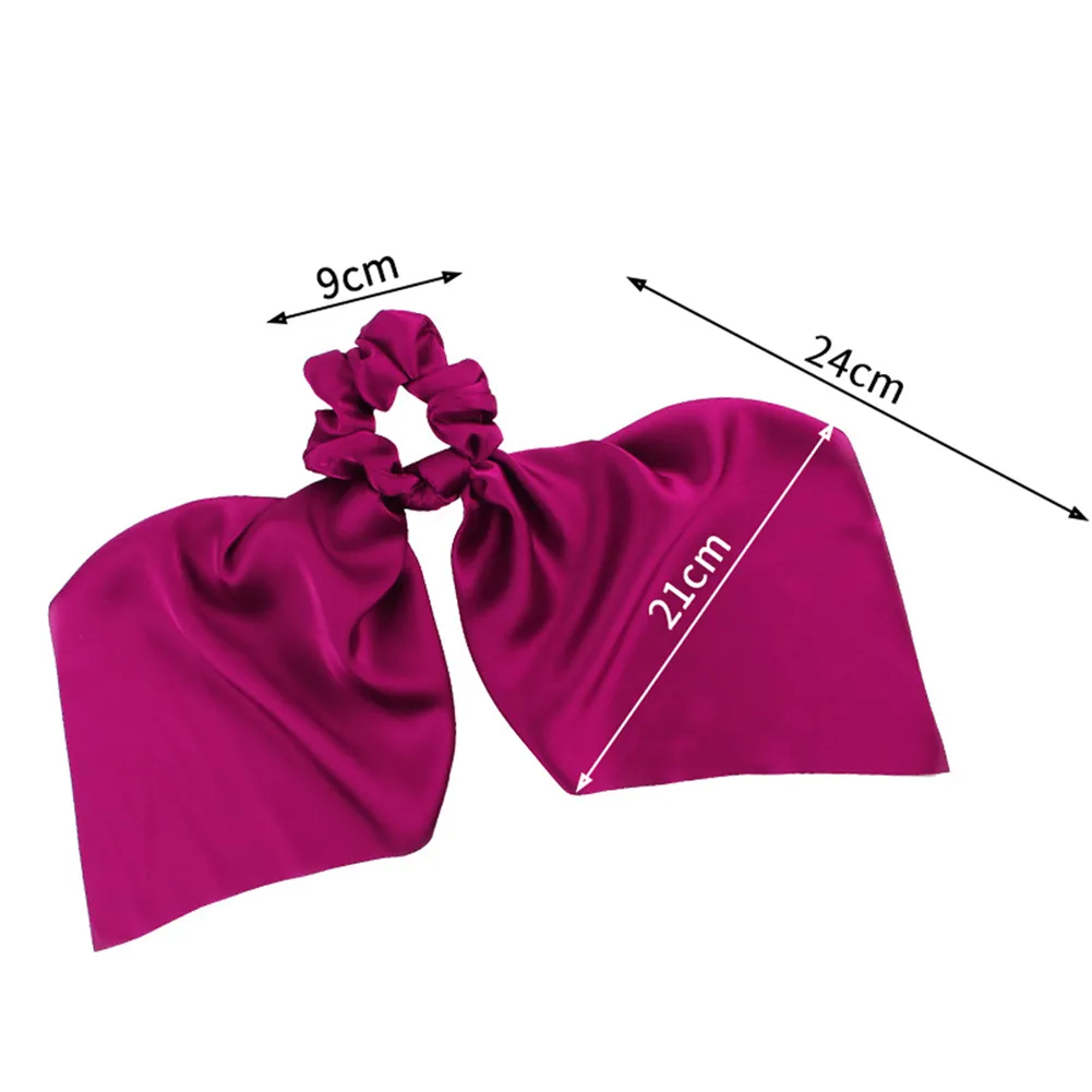 Cute Sweet Bow Flowers Decor Hair Tie Hair Bands Ponytail - United - View #4