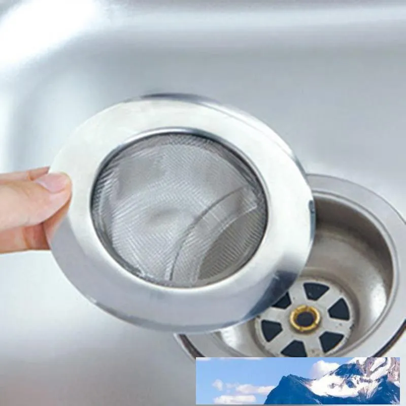 2-Pack 4.2" Stainless Steel Sink Strainer – Kitchen Drain Filter With High-Density Holes, Fits 3" To 4.2" Drains