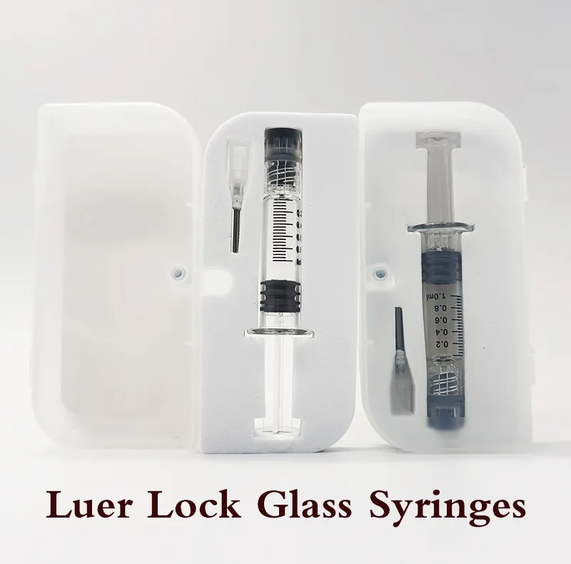 Glass Syringe Luer Lock Syringes 1.0 Ml Thick Oil Storage Borosilicate