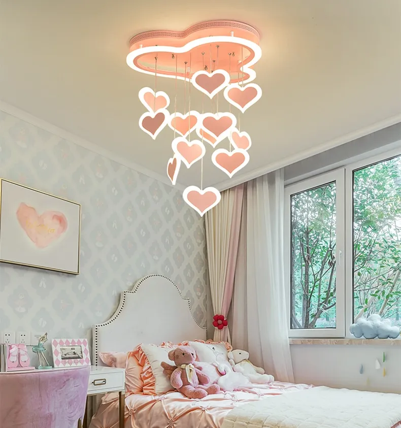 XBWEI – Lámpara de mesa de estilo romántico lámpara de noche para  dormitorio niña corazón red creativa flor roja princesa escritorio de  habitación – Yaxa Costa Rica