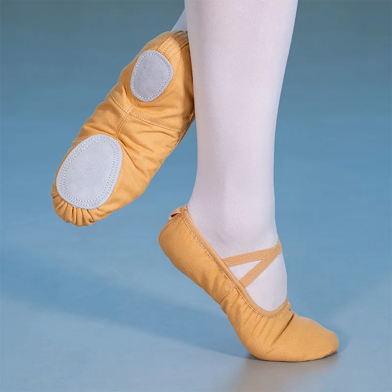 Silk Pointe Dance Shoes With Ribbon Comfortable Flats For Women And Children From Coworld 8.3 DHgate.Com