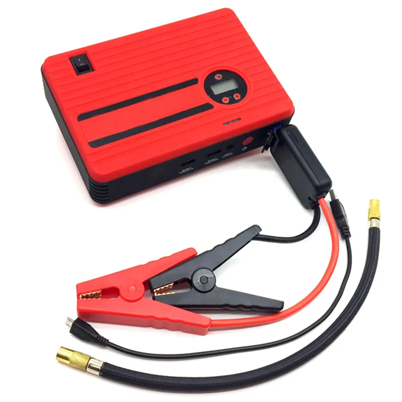 Supporto 5V / 9V / 12V Power Bank 53.76WH 12V 16800mAh Strobe Berryty and Car Jump Starter per emergenza