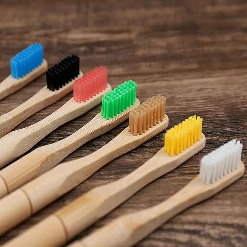 YNR Bamboo Toothbrush For Adults - Biodegradable, Medium Bristles, Eco Friendly
