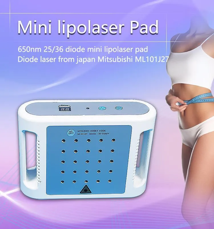 Portable Non Surgical Lipo Laser Face Lift Machine portable lipolaser for body slimming homeuse pads for women and men