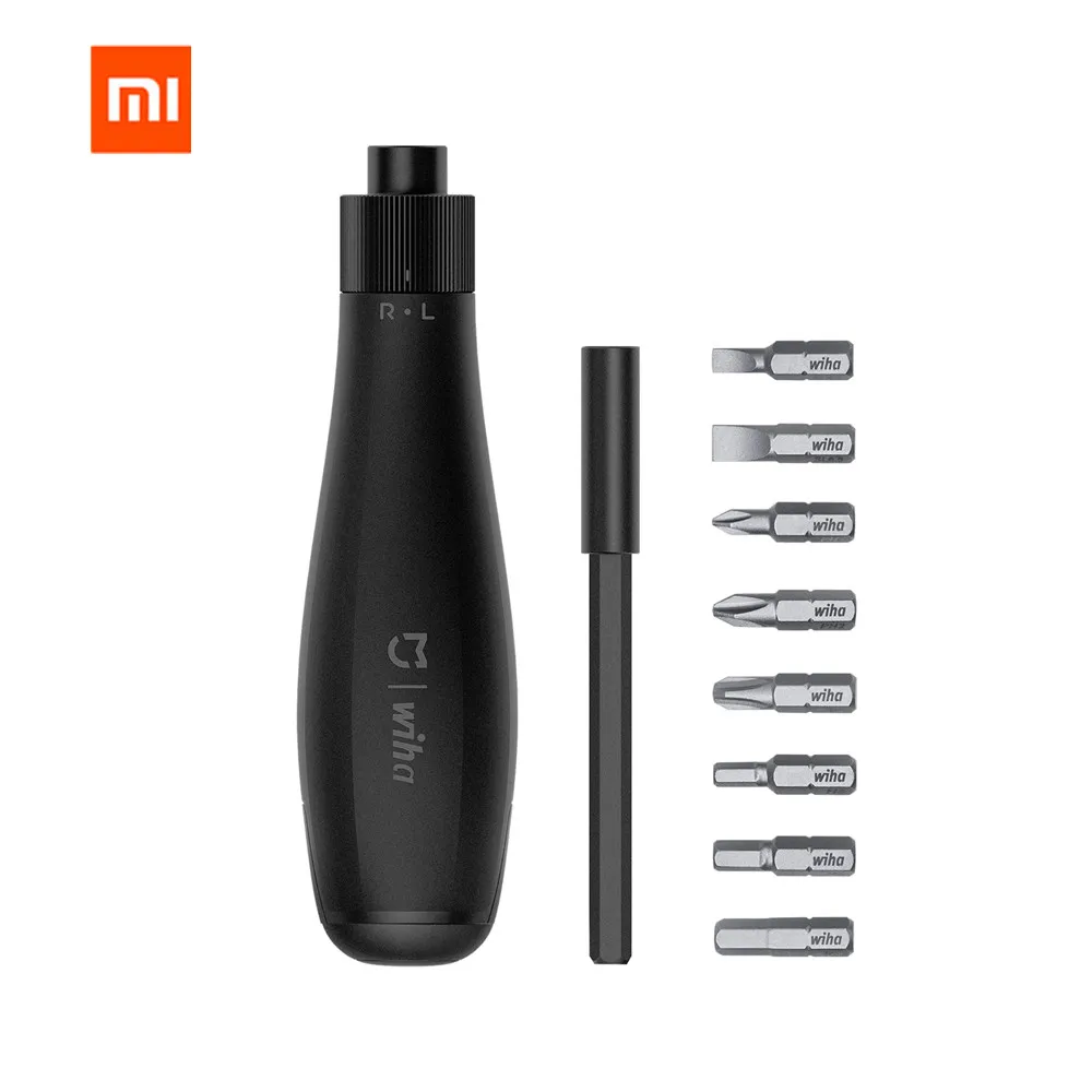 Xiaomi Mijia Wiha Screwdriver 8 in 1 Ratchet Screwdriver Home High Precision Bite Cartridges Screwdriver Repair Tools Smart Home