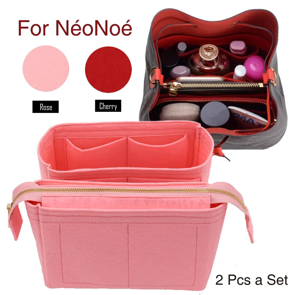 For Neo Noe Insert Bags Organizer Makeup Handbag Organize Travel Inner Purse Portable Cosmetic Base Shaper For Neonoe Y19052501